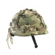Kids M1 Tactical Helmet (ATP), The M1 Plastic Helmet with Cover – BTP offers a realistic, lightweight design for tactical games, training simulations, or costume use